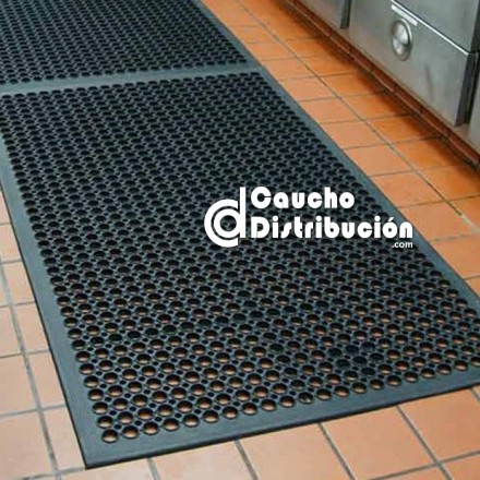 Pavimentos de caucho para edificios, industrias y locales public