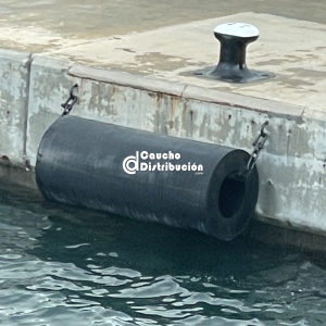 Defensas cilíndricas de caucho para puertos